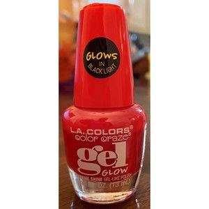 LA Colors Color Craze Gel Glows Nail Polish -13ml 0.44oz-  #332 Zombie NEW